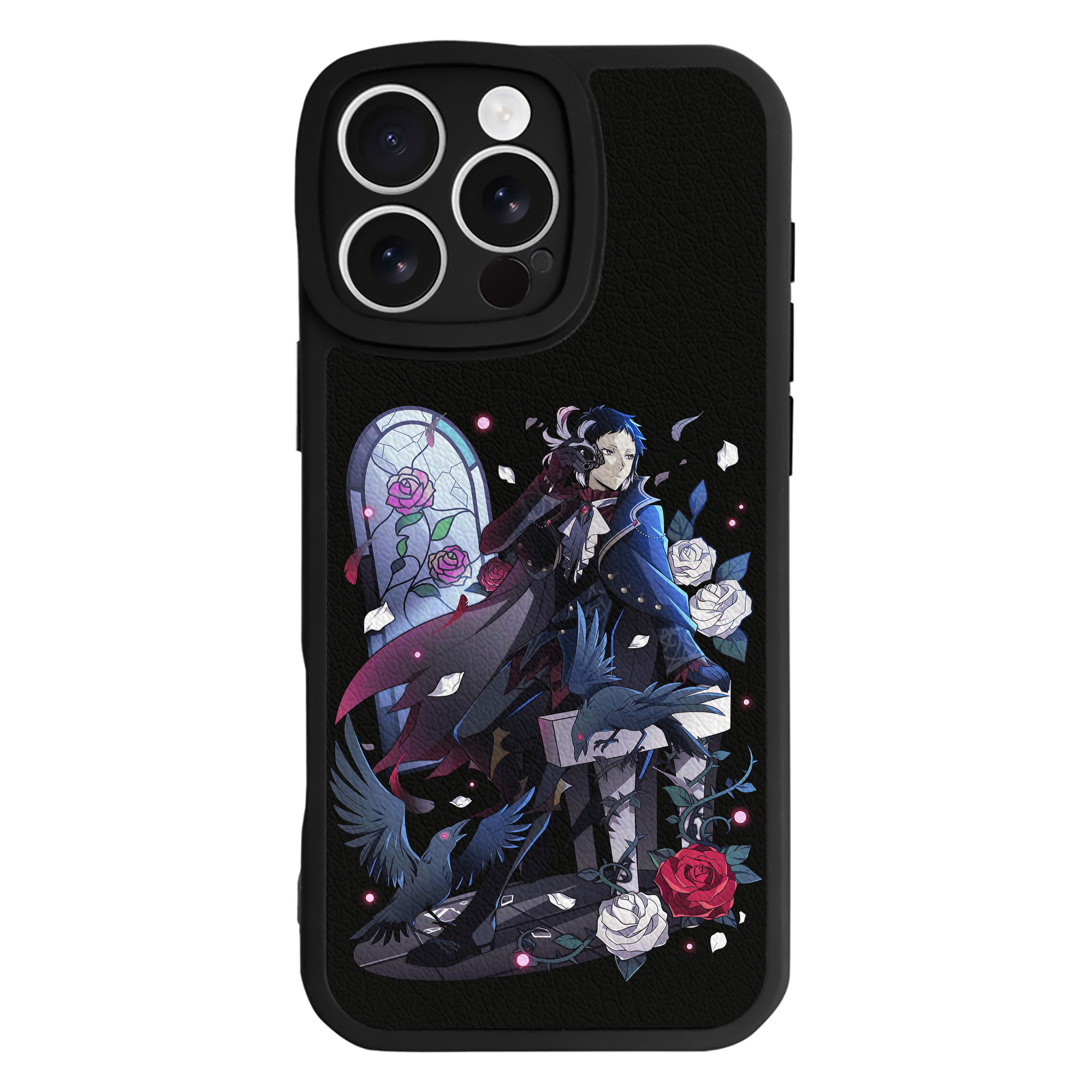 （画像用） 文豪ストレイドッグス Bungo Stray Dogs 【iPhone 16シリーズ対応】シリコンスマホケース（レザー調） 材質：シリコン